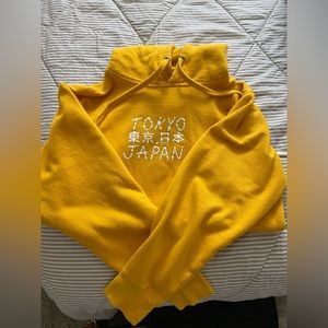 Yellow Hoodie, brand is SCW, size S